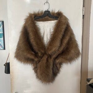 Faux Fur Shrug